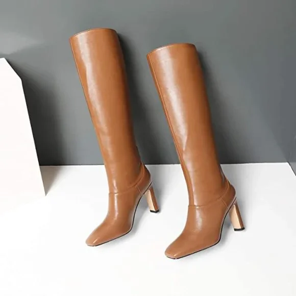 Lehoor Shoes Lehoor Women Knee High Brown Boots Poshmark